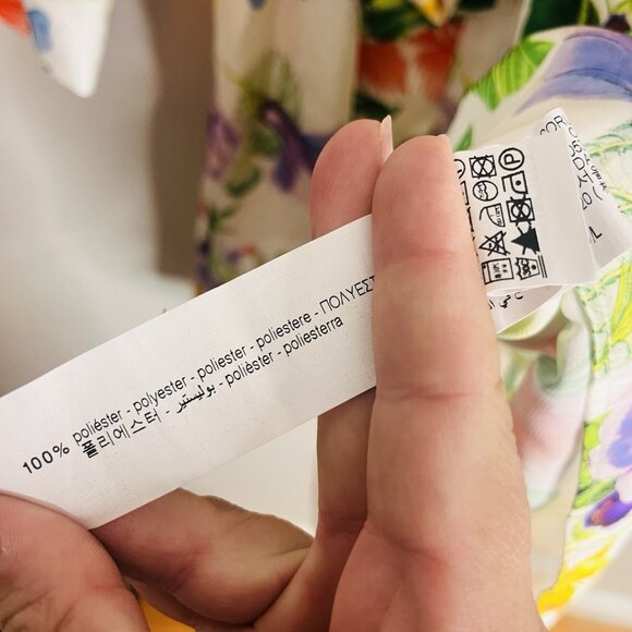 Zara Size Large Satin Floral Ruffle Balloon Sleeve Mini Shirt Dress - Picture 6 of 8